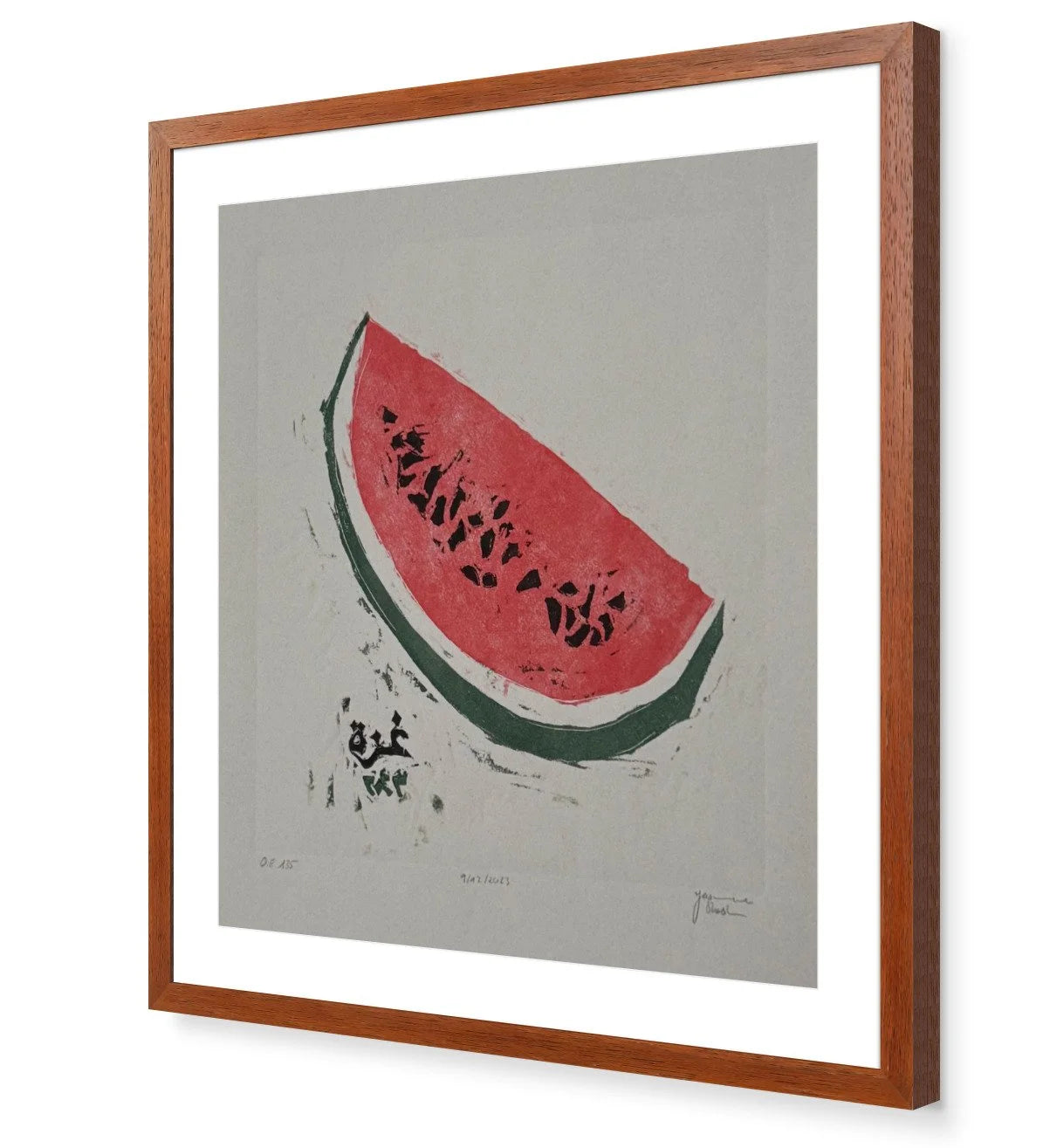 Watermelon Print Fundraiser for Writers in Gaza