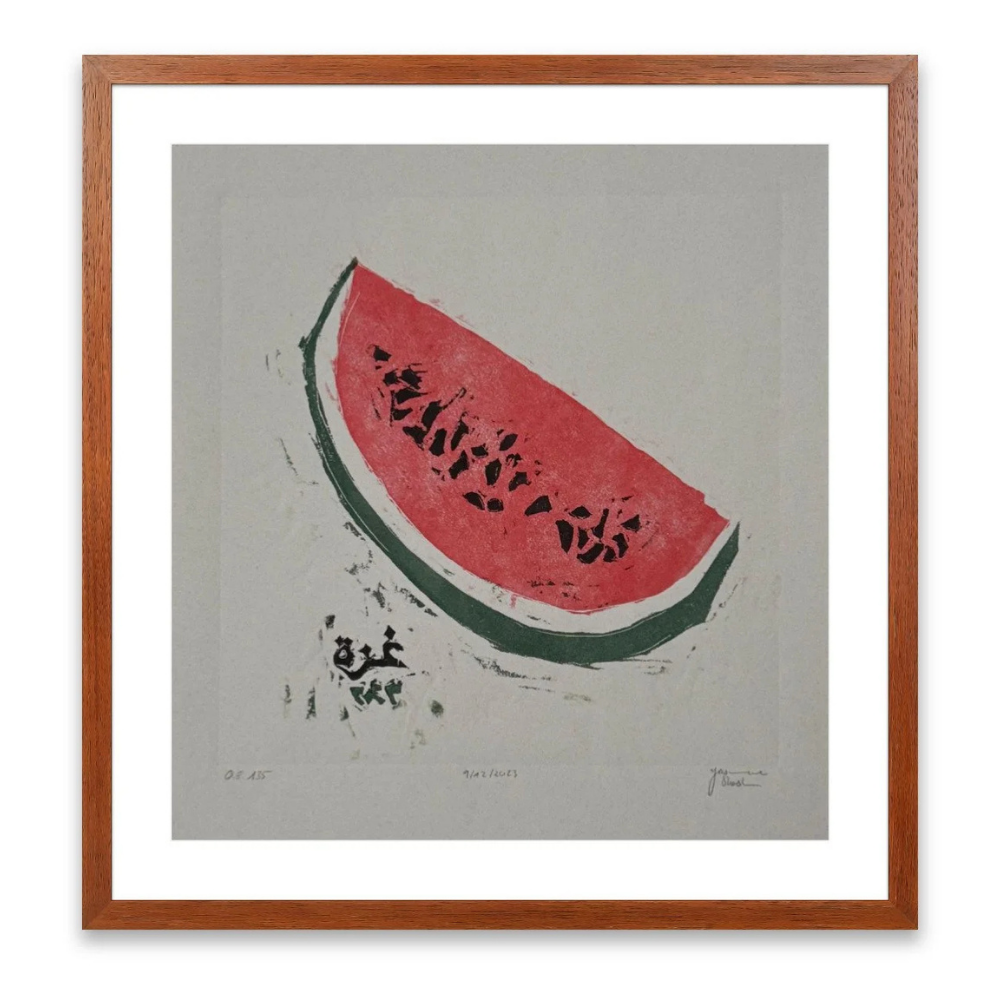 Watermelon Print Fundraiser for Writers in Gaza